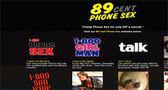 Desktop Screenshot of 89cent-phonesex.com